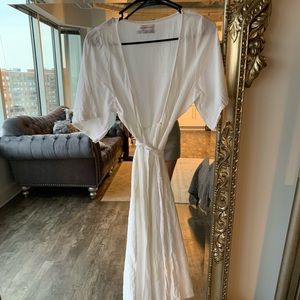 Urban outfitters white wrap dress!